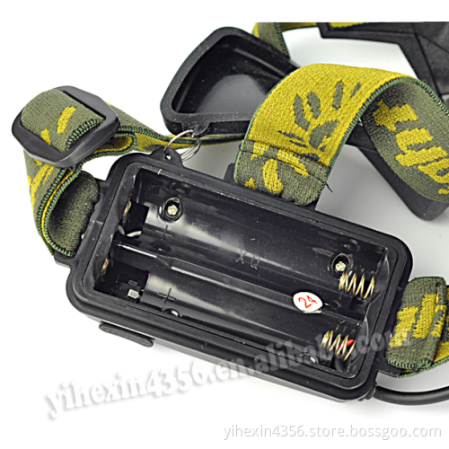 2016 Hot Sell OEM ODM Headlamp LED Light Factory 18650 Battery Outdoor Sport LED Headlamp
